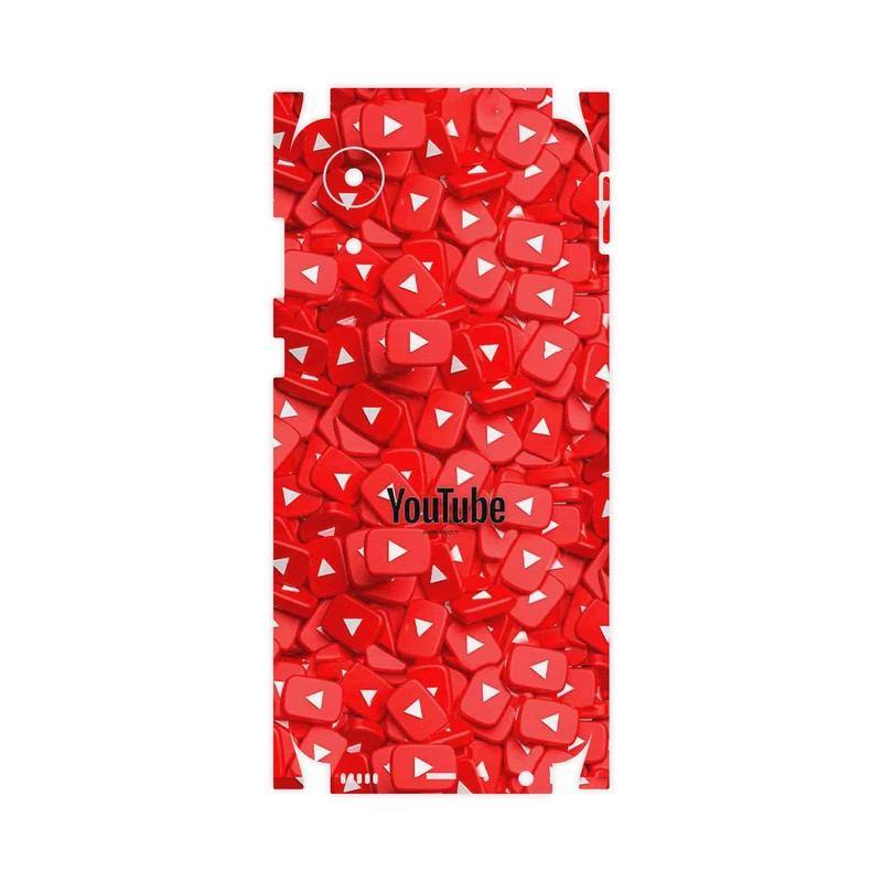 برچسب پوششی ماهوت مدل Youtube-FullSkin مناسب برای گوشی موبایل سامسونگ Galaxy A03 Core