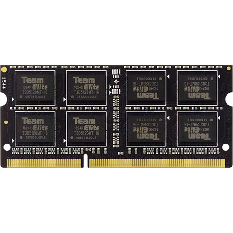 رم لپ تاپ DDR3 تک کاناله 1600 مگاهرتز CL11 تیم گروپ مدل Elite ظرفیت 8 گیگابایت