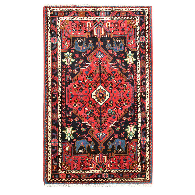 فرش دستبافت ذرع و نیم گالری نور کد H1436