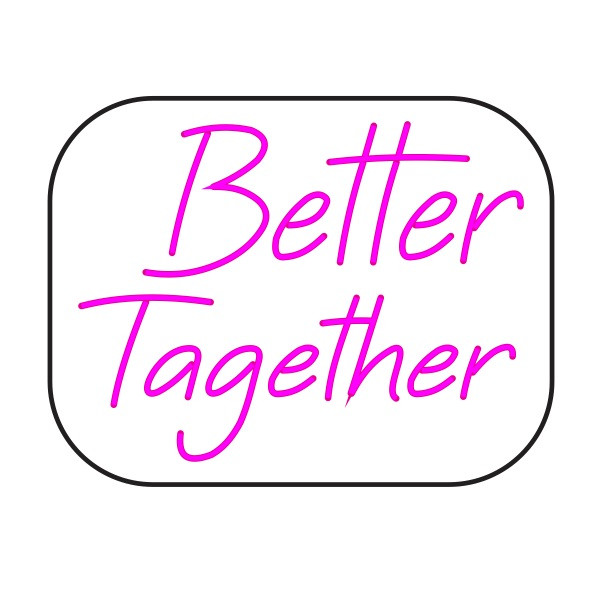 چراغ دیواری مدل نئون فلکسی طرح مناسبت عروسی و تولد