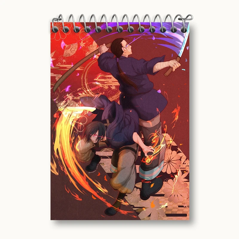 دفتر یادداشت 50 برگ خندالو مدل بنیمارو انیمه نیروی آتش کد 32237