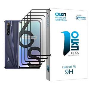 Cooling Olka Glass MIX004 Screen Protector For Realme 6S Pack Of 4