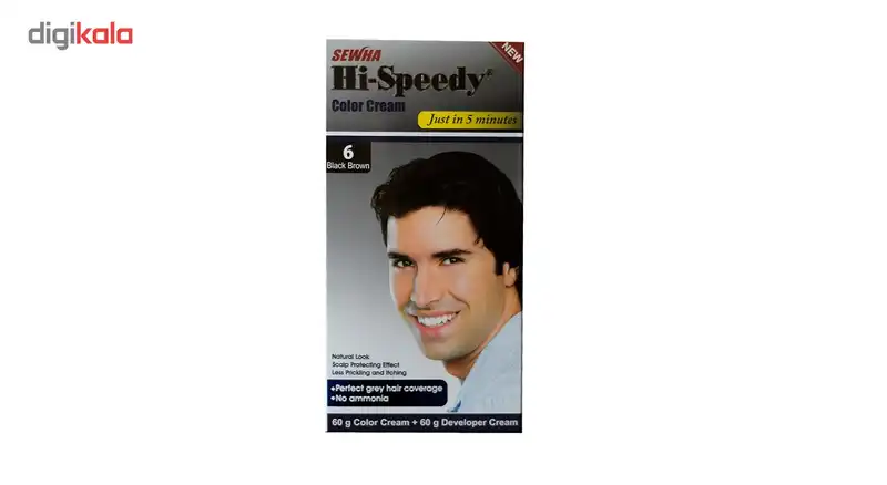 کیت رنگ مو مردانه سوها مدل Hi Speedy شماره 6