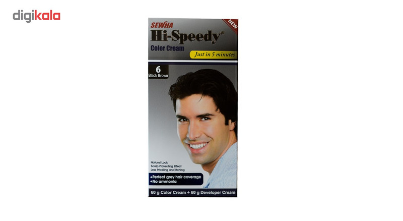 کیت رنگ مو مردانه سوها مدل Hi Speedy شماره 6