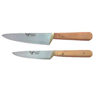 ست چاقو آشپزخانه 2 پارچه غفاری زنجان مدل W12
