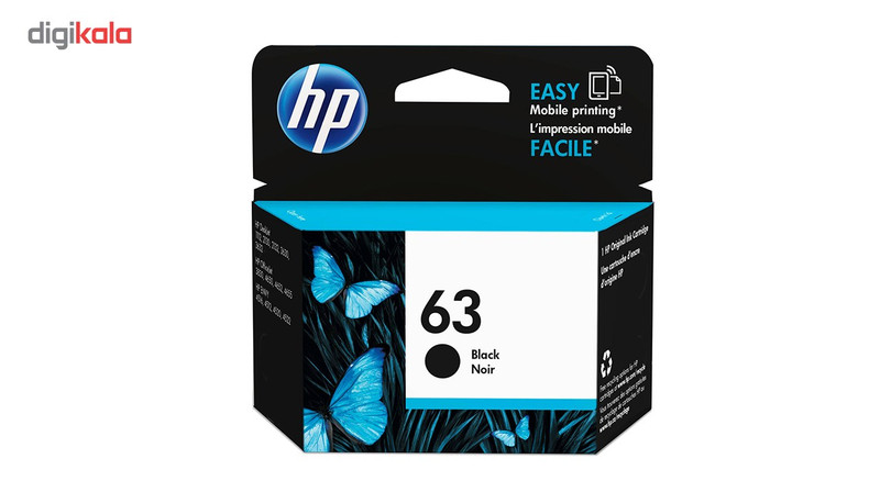 کارتریج پرینتر مشکی اچ پی مدل 63
