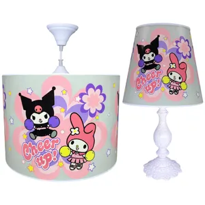 لوستر کودک مدل کرومی 2 به همراه آباژور