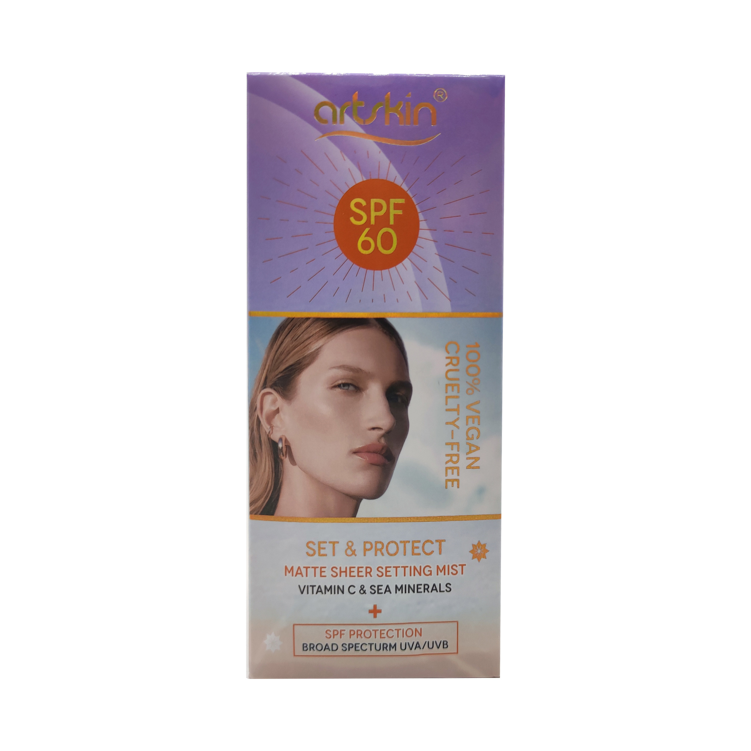 کرم ضد آفتاب بدون رنگ آرتاسکین SPF 60 مدل VEGAN مناسب انواع پوست حجم 65 میلیلیتر کرم ضد آفتاب بدون رنگ آرتاسکین SPF 60 مدل VEGAN مناسب انواع پوست حجم 65 میلیلیتر