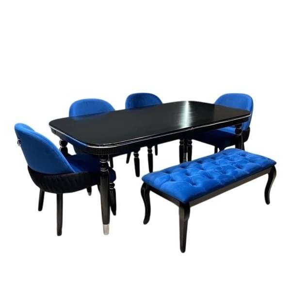 میز و صندلی ناهارخوری شش نفره گروه تولید اسپیناس مدل T-W-906