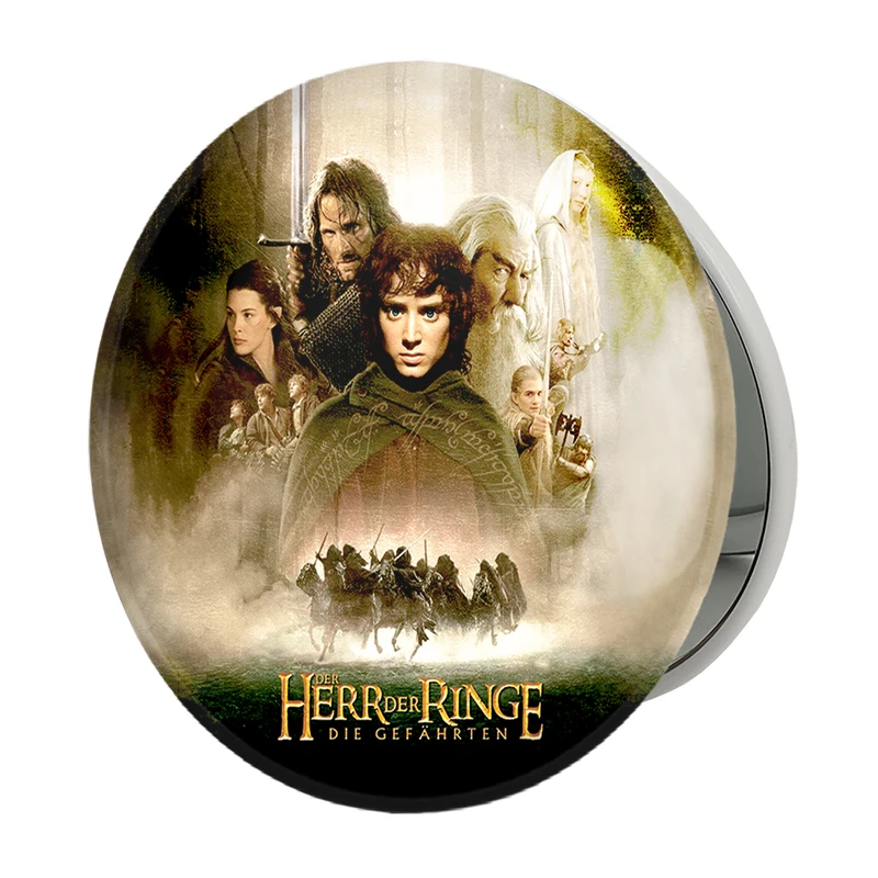 آینه جیبی خندالو طرح ارباب حلقه ها Lord of the Rings مدل تاشو کد 4553 