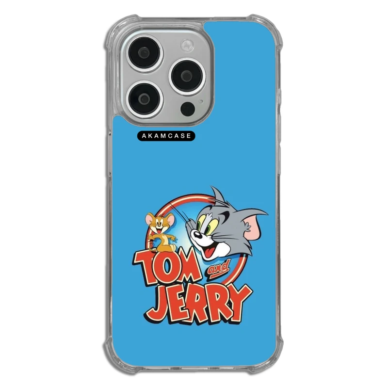 کاور آکام مدل AMC-WTA15PRO-TOM & JERRY7 مناسب برای گوشی موبایل اپل iPhone 15 Pro