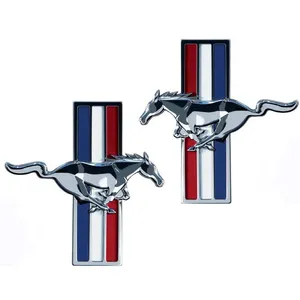 آرم بدنه و رکاب خودرو وارون مدل K-783-MSTANG بسته 2 عددی