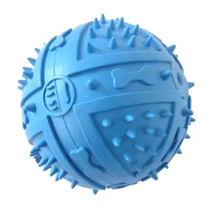 اسباب بازی سگ نوبی مدل Rubber Ball With Spikes سایز 9.5 سانتی متر
