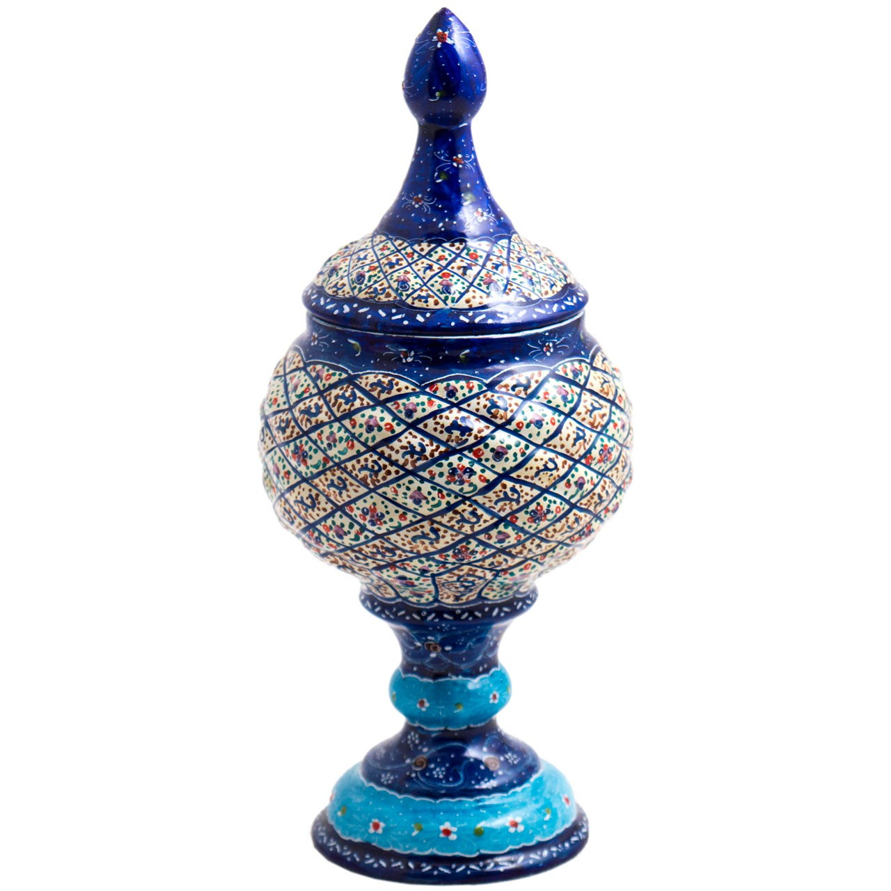 شکلات خوری میناکاری رستا طرح20-13-102 ارتفاع 21 سانتی متر
