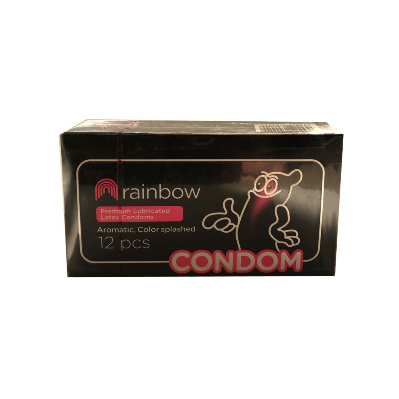 کاندوم condom مدل رنگین کمان بسته 12 عددی