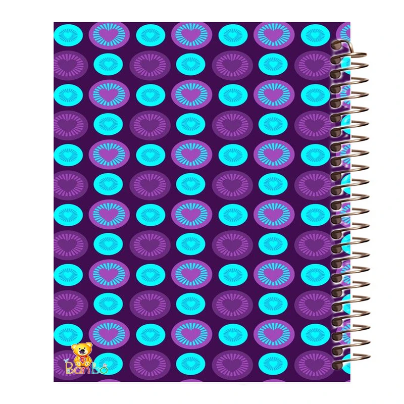دفتر مشق 100 برگ بانیبو طرح رنگی کد 782