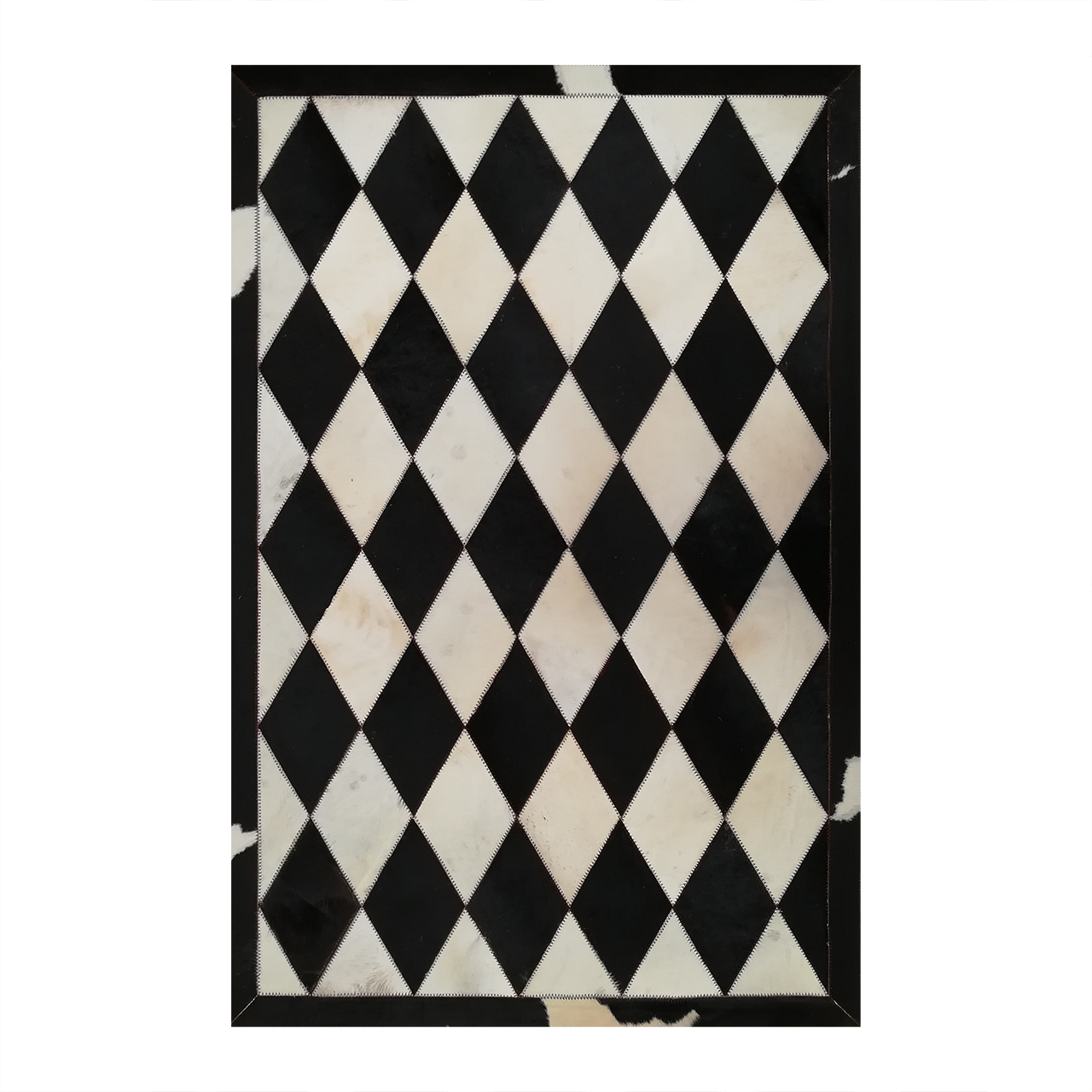 کلاژ فرش پوست و چرم کمالی مدل AD-0333