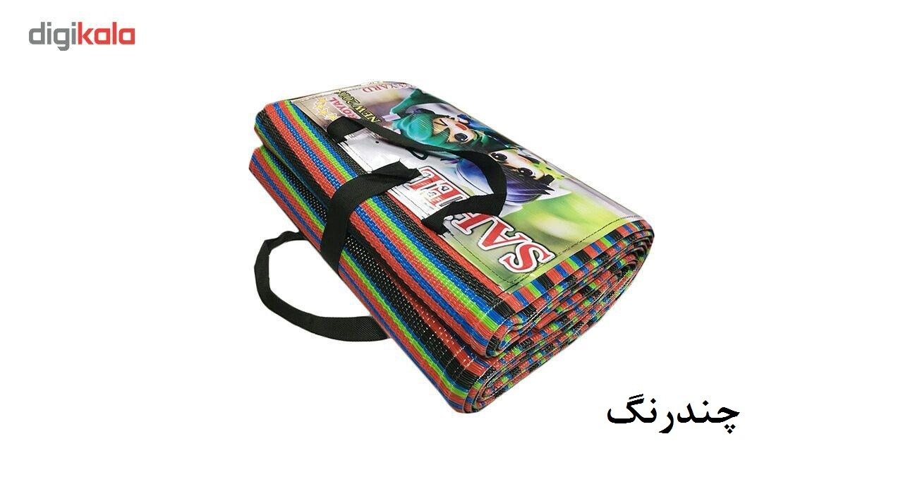 زیرانداز سفری گالری شروین مدل حصیر61  سایز 6 متری 12 نفره
