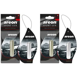 Areon Lux Liquid Gold Car Air Freshener - Pack Of  2