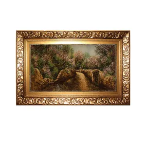 تابلو فرش دستباف طرح کوچه باغ کد CHR-261204  