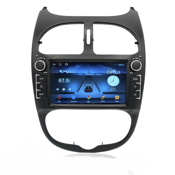 پخش کننده تصویری خودرو مدل 16+1 مناسب برای پژو 206