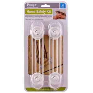 Pouya Safety Kit Cabinet Sliding Lock Pack of 4