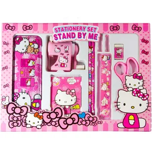 ست 10 تکه لوازم التحریر Stand By Me طرح هلو کیتی کد 38