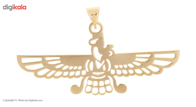 آویز گردنبند طلا 18 عیار زنانه رزا مدل N077 آویز گردنبند طلا 18 عیار زنانه رزا مدل N077