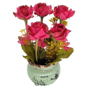 نقد و بررسی گلدان به همراه گل مصنوعی کیدتونز کد KGG-010-2 توسط خریداران