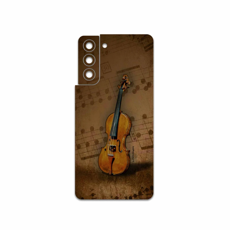 برچسب پوششی ماهوت مدل Violin-Instrument مناسب برای گوشی موبایل سامسونگ Galaxy S21 5G