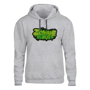 هودی مردانه مدل  zombie کد SH12 رنگ طوسی