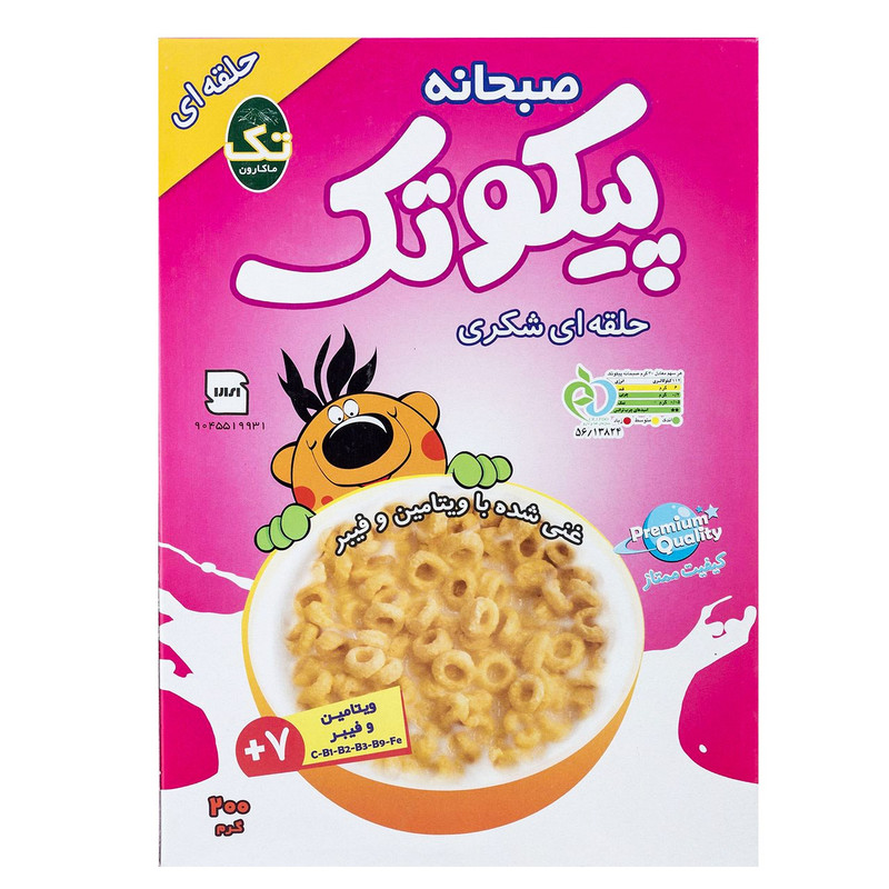 پیکوتک حلقه ای شکری تک ماکارون مقدار 200 گرم