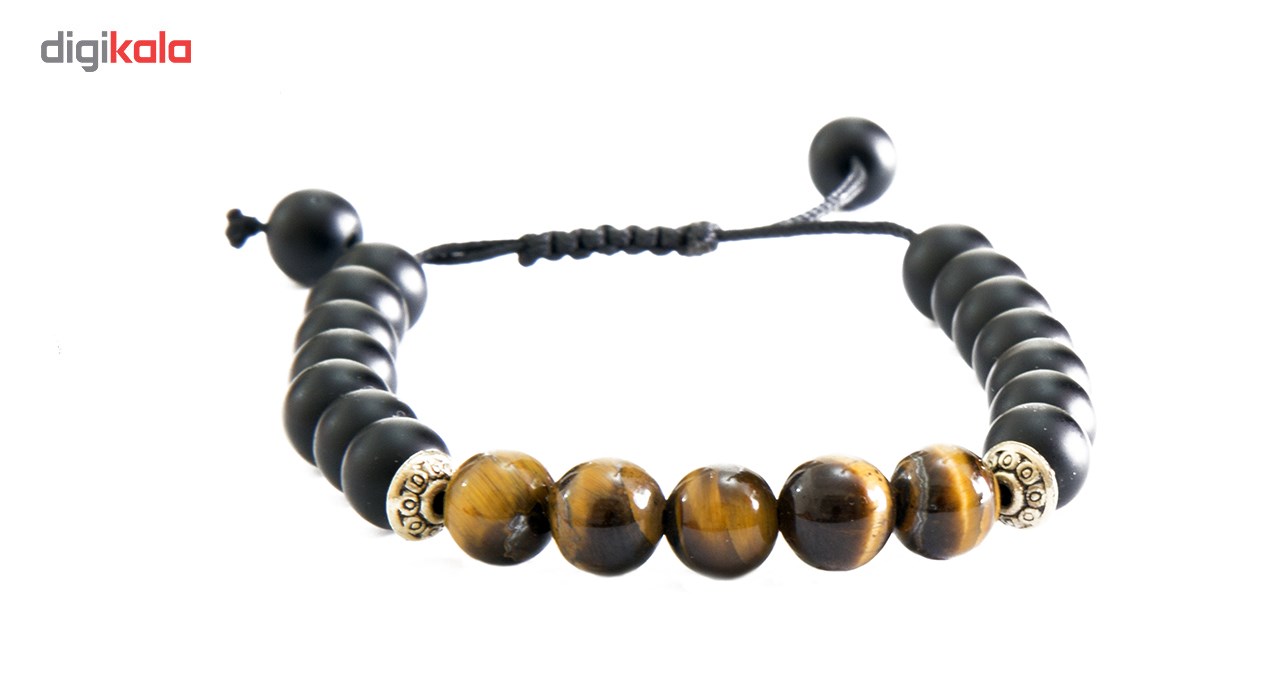 دستبند نوژین مدل Tiger Eye Onyx -  - 2