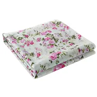 ملحفه مدل روانداز طرح گلدار یک نفره سایز 140&times;200 سانتی متر 