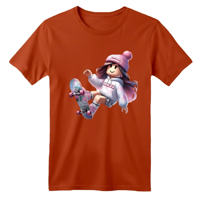 تی شرت آستین کوتاه بچگانه مدل روبلاکس کد 8