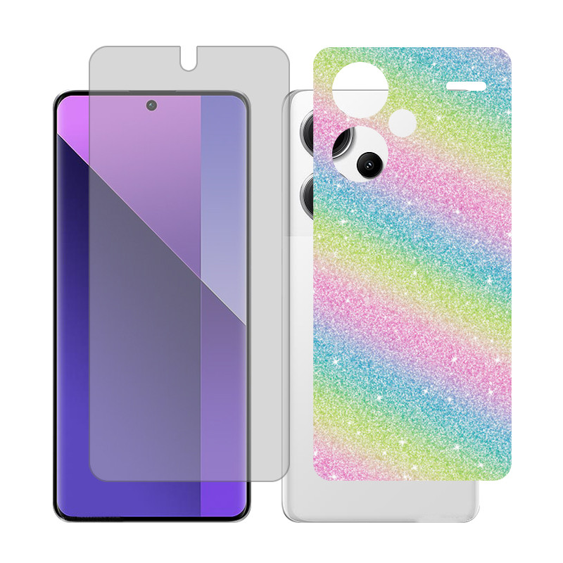 محافظ صفحه نمایش شفاف گلس مدل Together مناسب برای گوشی موبایل شیائومی Redmi Note 13 Pro Plus به همراه برچسب پوششی 