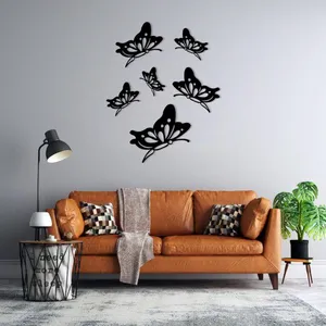دیوارکوب ماهوت طرح پروانه ها کد 02 مجموعه 6 عددی