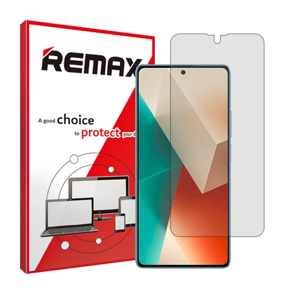 محافظ صفحه نمایش شفاف ریمکس مدل HyGEL مناسب برای گوشی موبایل شیائومی +Redmi Note 13 Pro