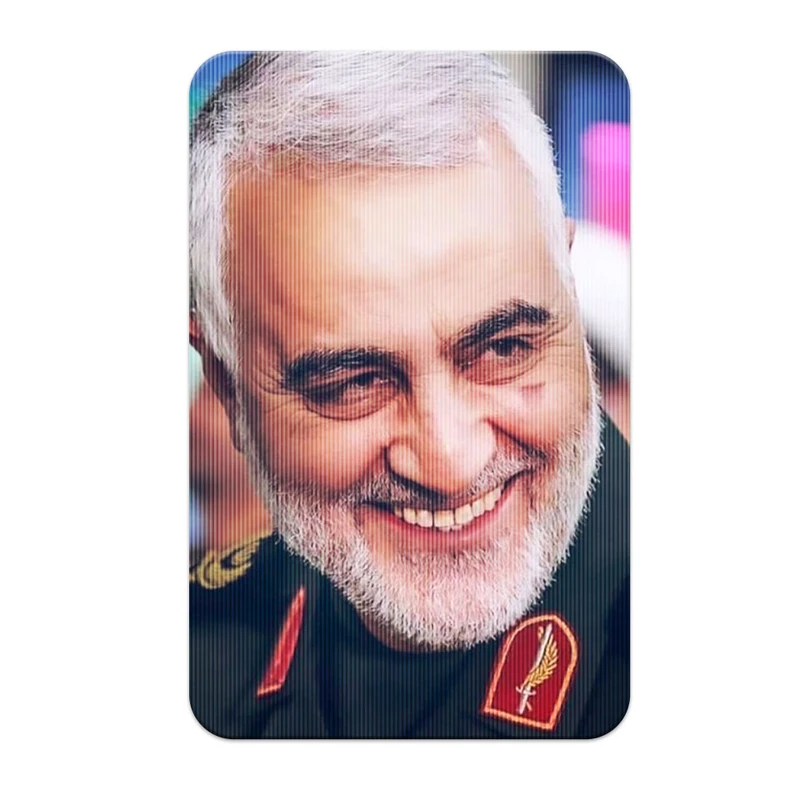 استیکر کارت پرمانه طرح حاج قاسم سلیمانی کد pm3d.4544