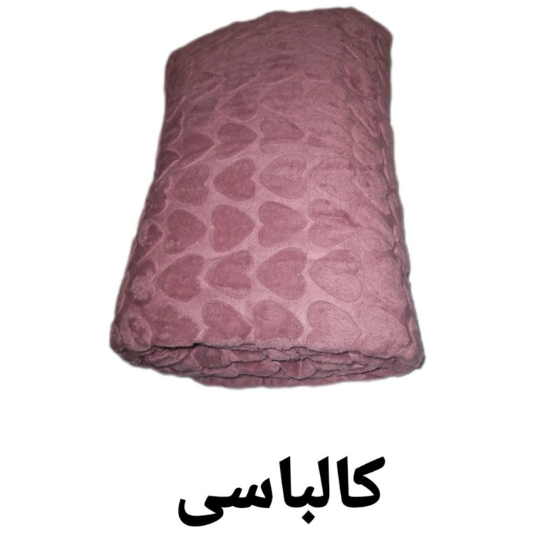 پتو 2 نفره شادیلون مدل ژله ای قلبی سایز 210x200 سانتی‌متر