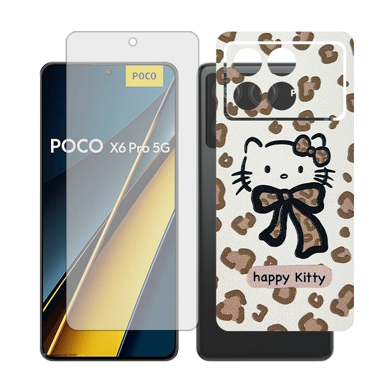 محافظ صفحه نمایش شفاف گلس مدل Together مناسب برای گوشی موبایل شیائومی Poco X6 Pro به همراه برچسب پوششی