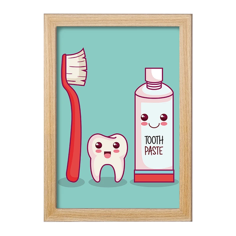 تابلو خندالو مدل دندان و دندان پزشکی کودکانه کد 36698