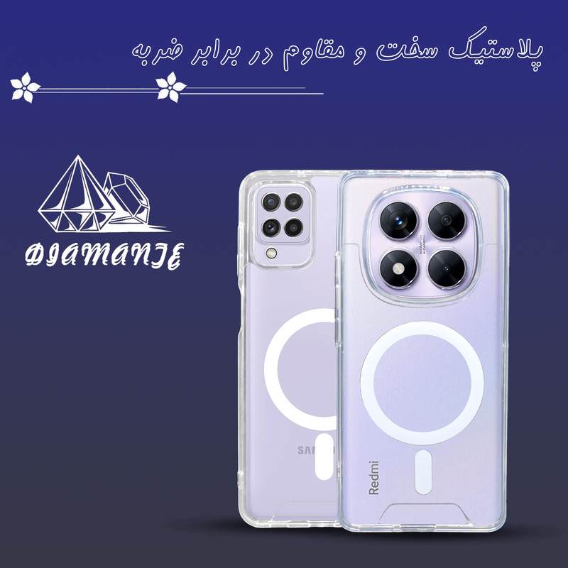 کاور دیامانته مدل Mac_safe Bk مناسب برای گوشی موبایل شیائومی Poco M6 Pro 4G