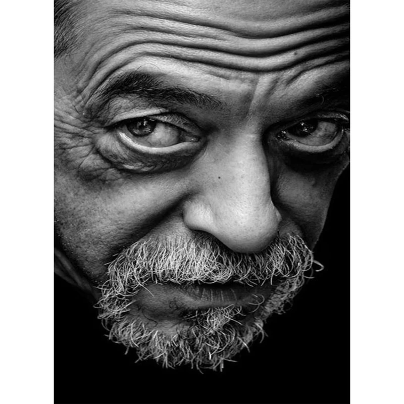 تابلو شاسی طرح پرتره پیرمرد مدل T1028