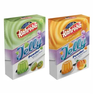 پودر ژله کیوی و زردآلو کهربا - 100 گرم مجموعه 2 عددی