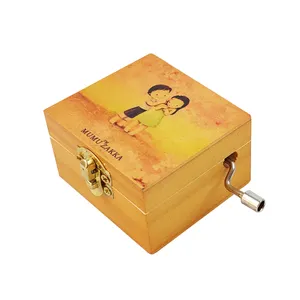 جعبه موزیکال مدل کودکانه طرح دختر و پسر کد MB03