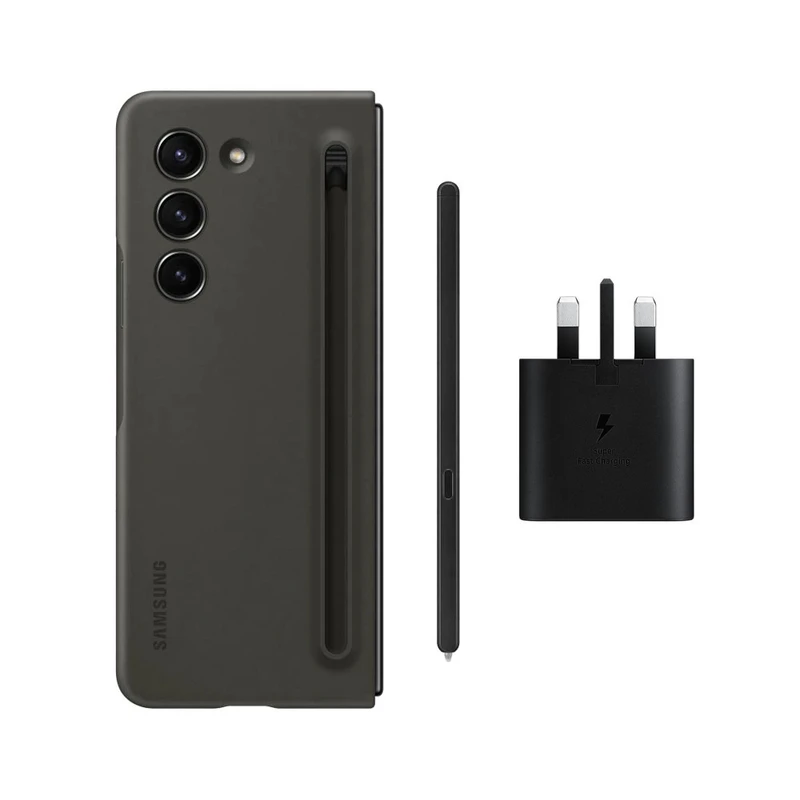 کاور سامسونگ مدل EF-OF94P مناسب برای گوشی موبایل سامسونگ Galaxy Z Fold5 به همراه قلم S Pen و شارژر
