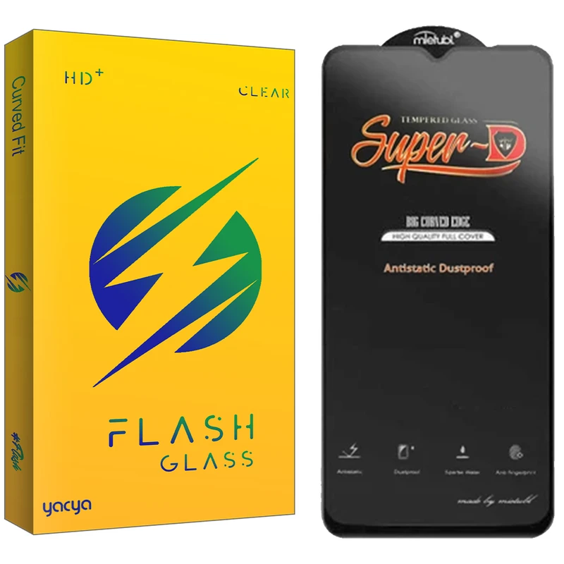 محافظ صفحه نمایش یاکیا مدل Flash SuperD Antistatic مناسب برای گوشی موبایل سامسونگ Galaxy A05 / A05s / شیائومی Redmi 13C / Redmi 13R / Poco C65 / Poco M6 5G