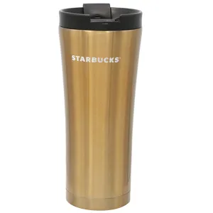 فلاسک دیزاین مدل Gold Starbucks  ظرفیت 500 میلی لیتر