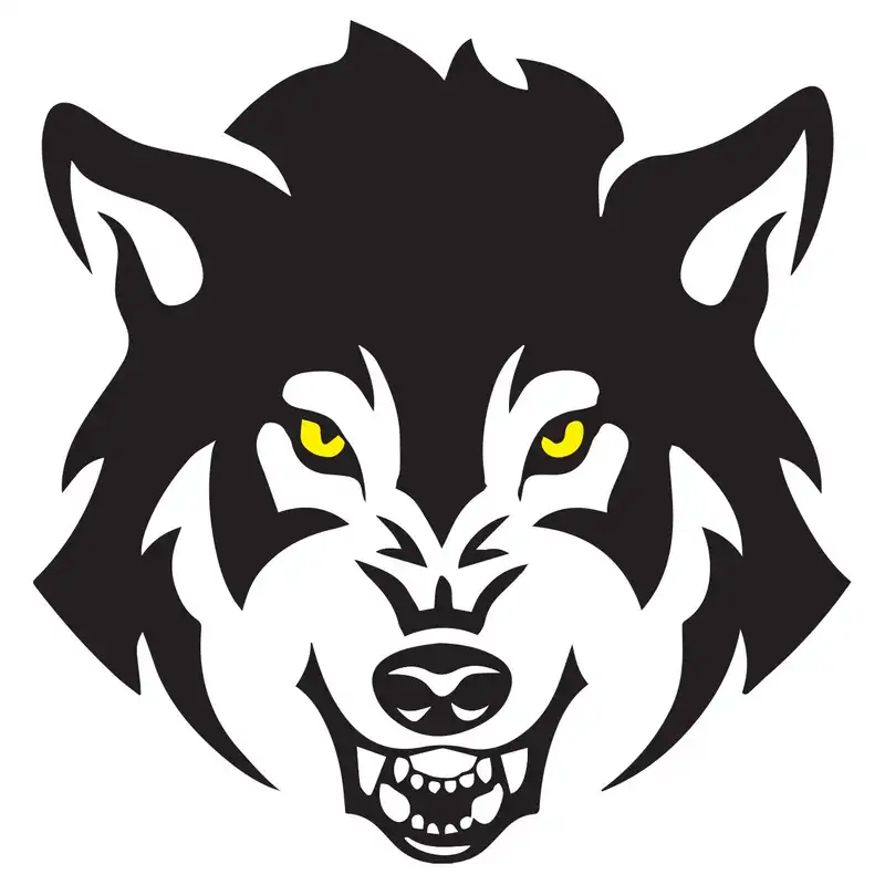 استیکر خودرو گراسیپا مدل گرگ